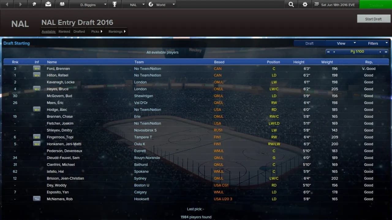 Eastside Hockey Manager — скриншот 7
