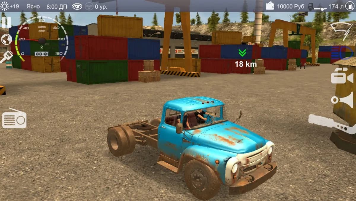 Russian Car Driver 2 ZIL 130 — скриншот 1