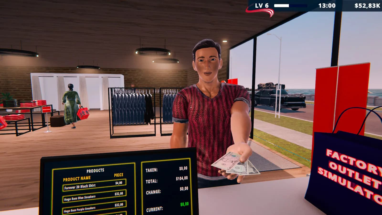 Factory Outlet Simulator — скриншот 1