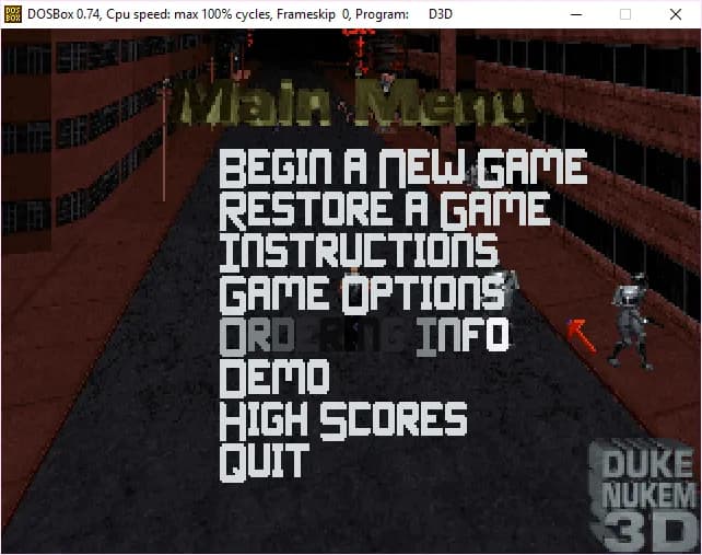LameDuke Duke Nukem 3D Prototype — скриншот 1