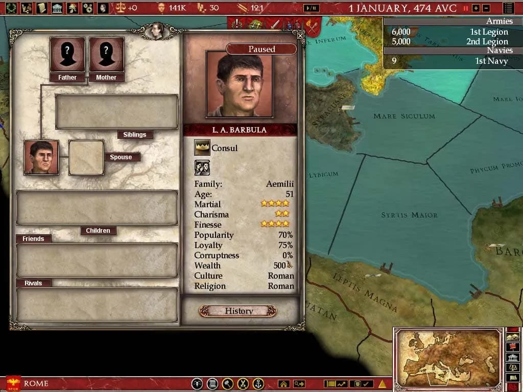 Europa Universalis: Rome - Gold Edition — скриншот 8