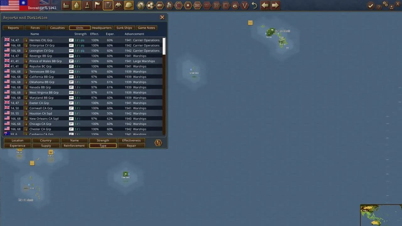 Warplan Pacific — скриншот 8