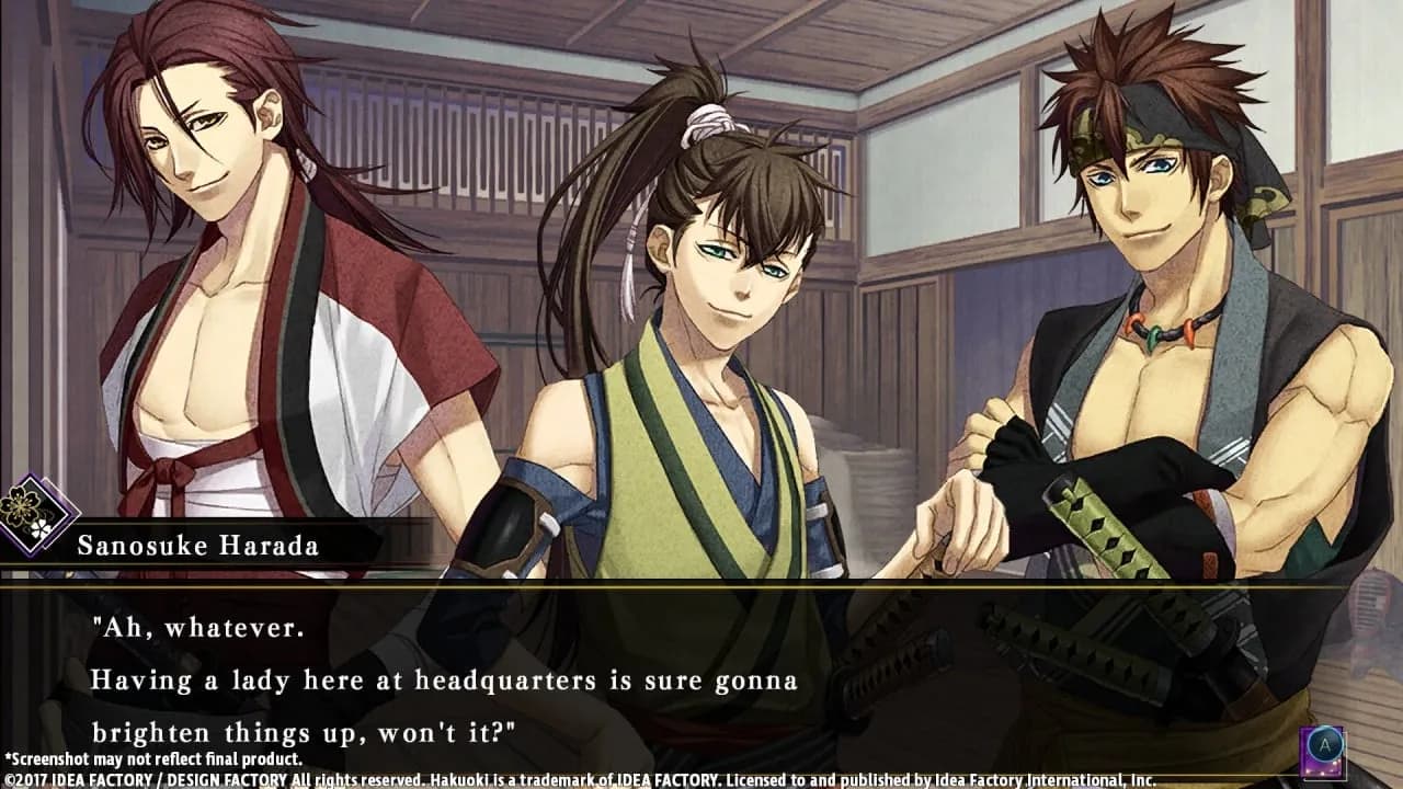 Hakuoki: Kyoto Winds — скриншот 5
