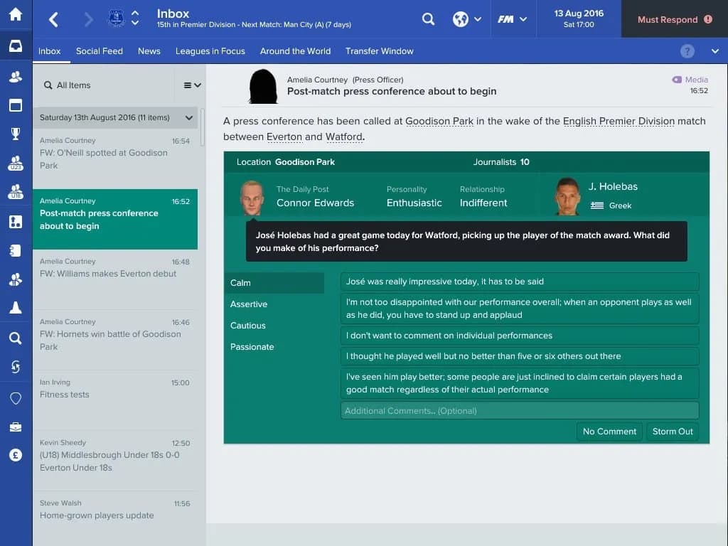 Football Manager 2017 — скриншот 4