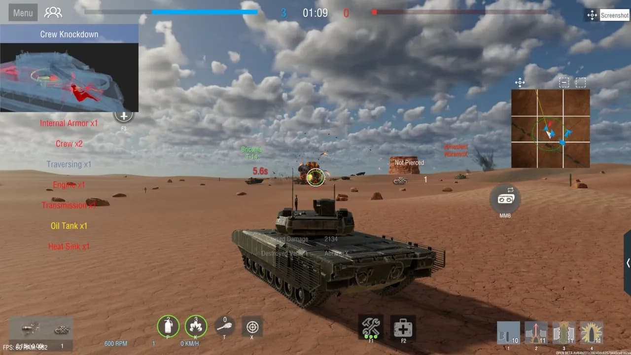Panzer War — скриншот 1