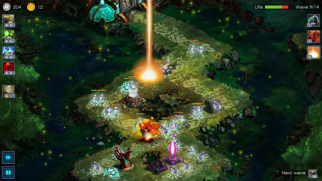 Ancient Planet Tower Defense — скриншот 3