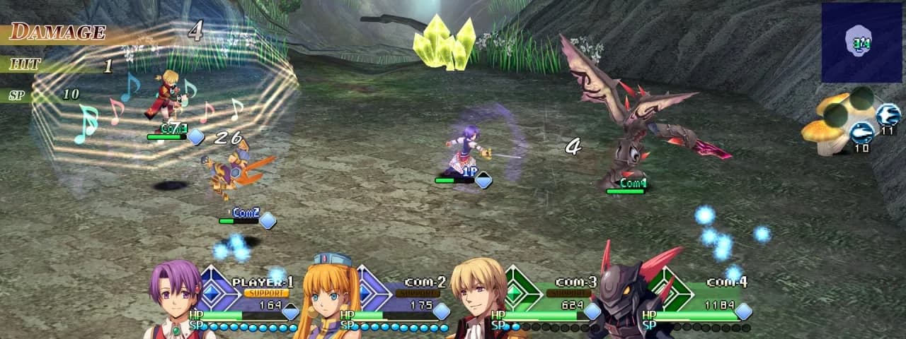 Ys vs. Trails in the Sky: Alternative Saga — скриншот 5