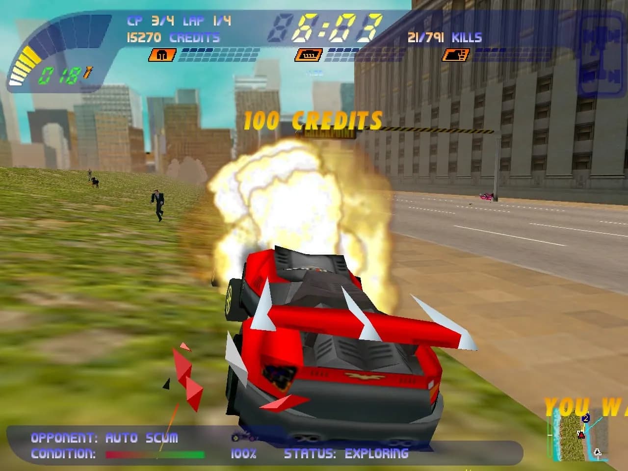 Carmageddon 2: Carpocalypse Now — скриншот 4
