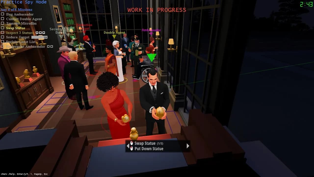 SpyParty — скриншот 5