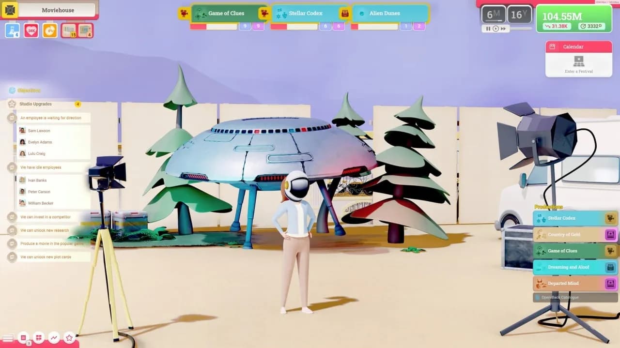 Moviehouse – The Film Studio Tycoon — скриншот 1