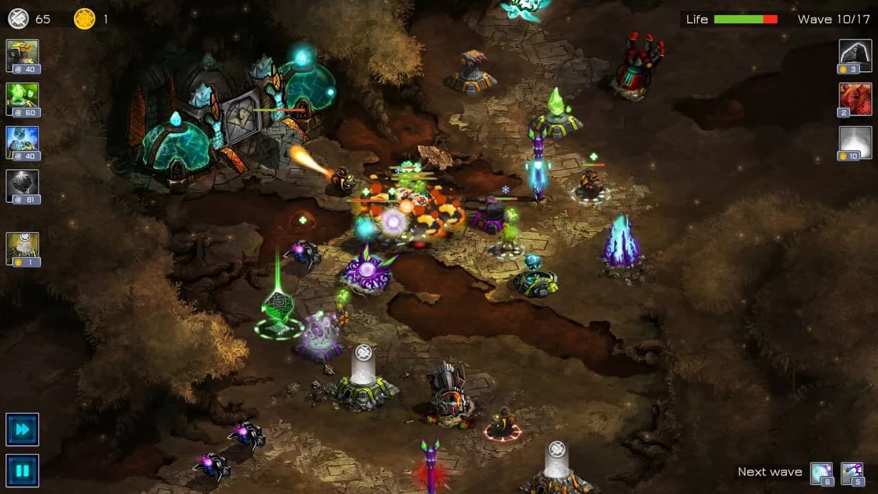 Ancient Planet Tower Defense — скриншот 2