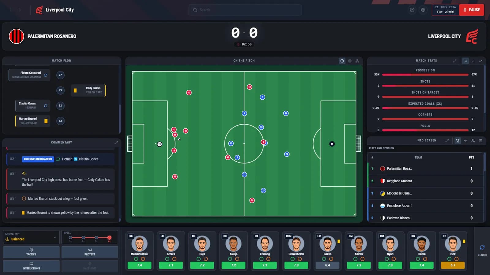 Pro Soccer Manager 27 — скриншот 2