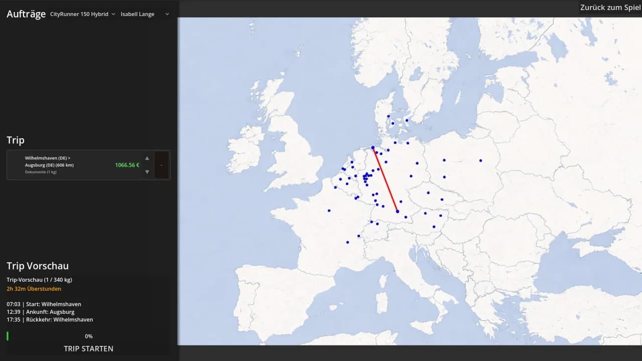 European Logistics Tycoon — скриншот 2