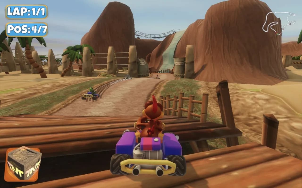 Moorhuhn Kart — скриншот 6