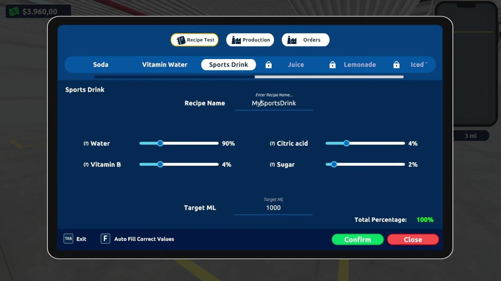 Drink Factory Simulator — скриншот 2