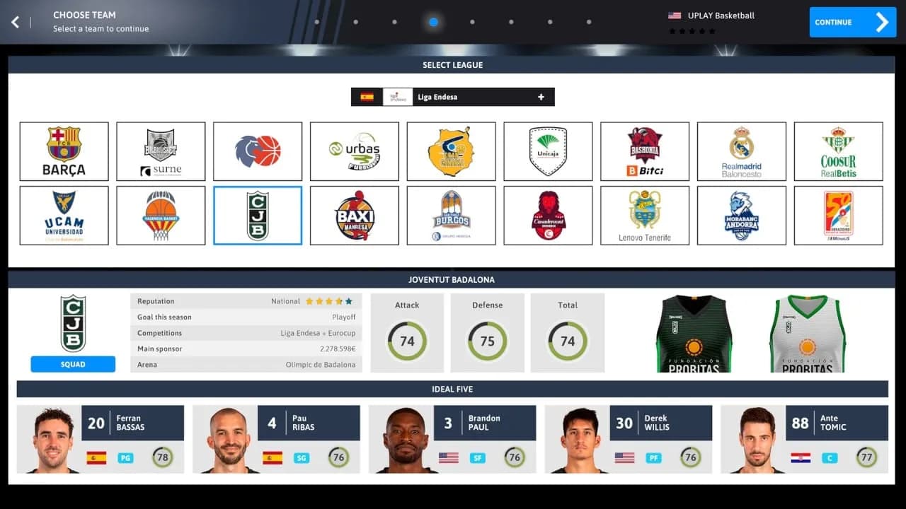 International Basketball Manager 22 — скриншот 2