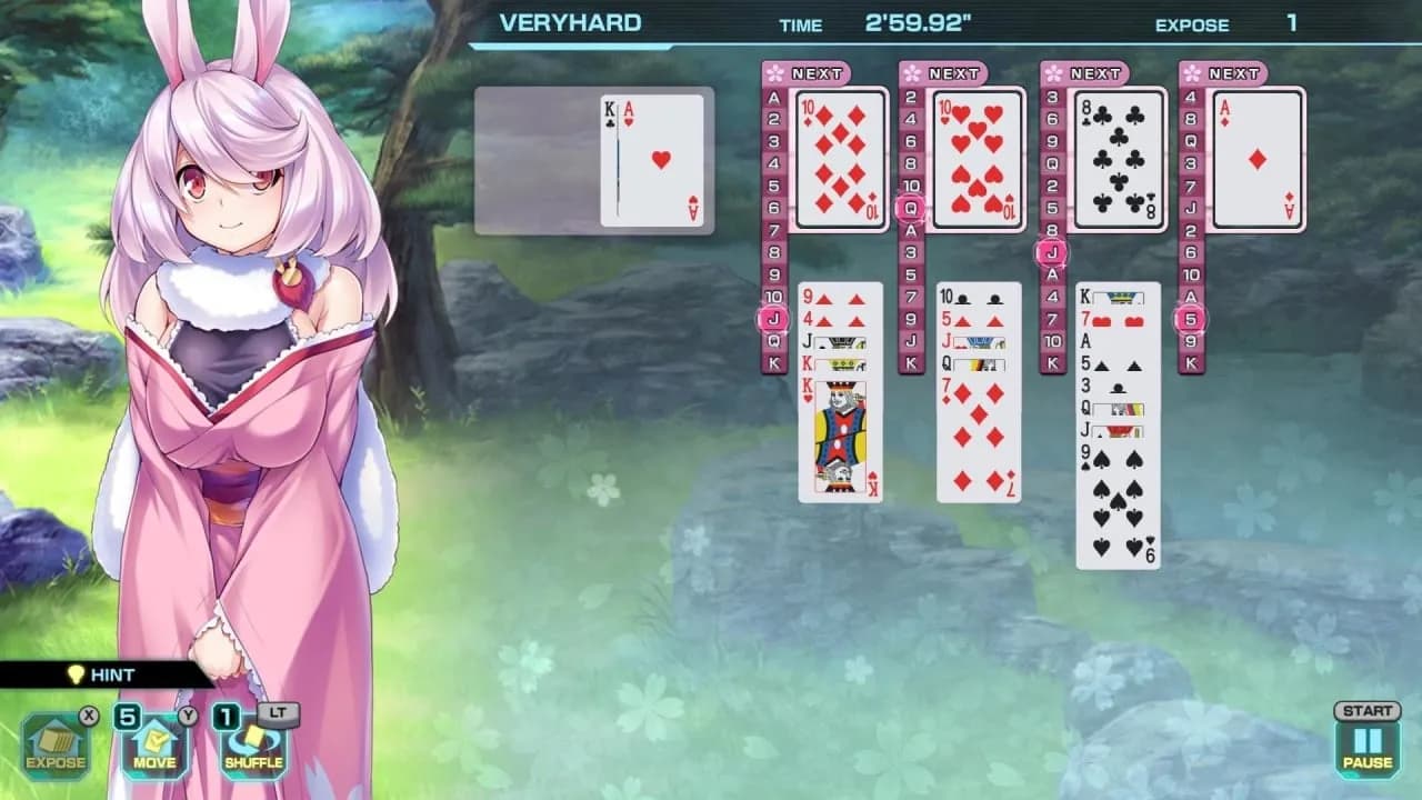 Pretty Girls Four Kings Solitaire — скриншот 4