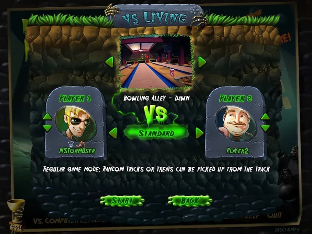 Zombie Bowl-o-Rama — скриншот 2