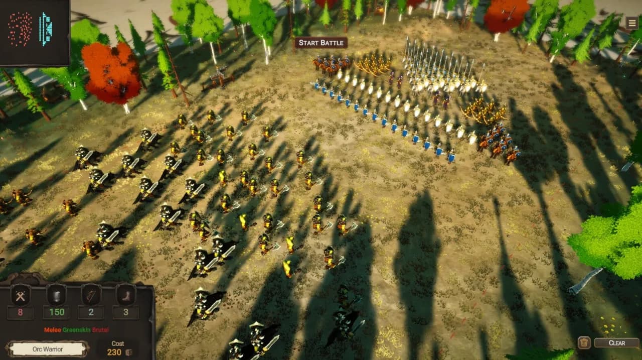 Warlords Battle Simulator — скриншот 4