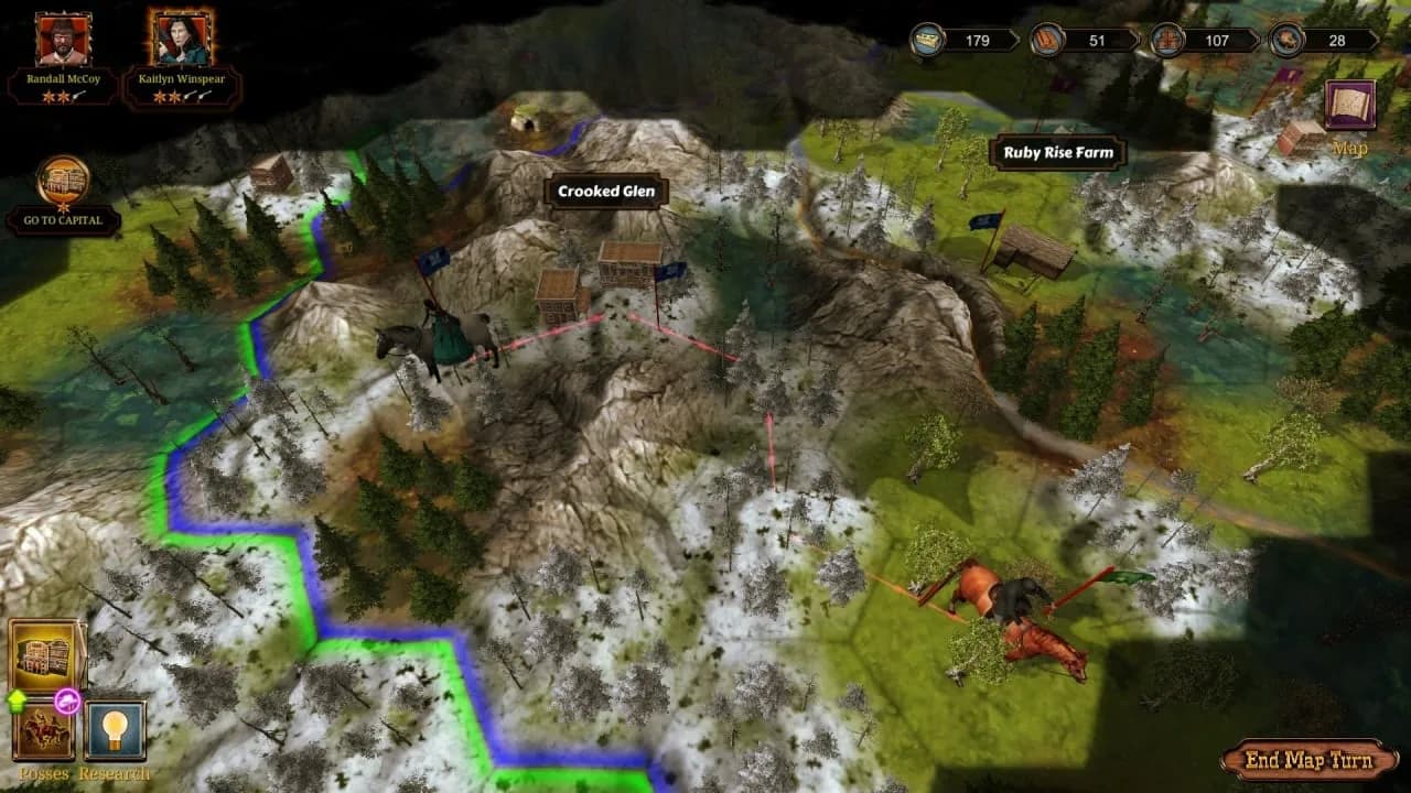 The Feud: Wild West Tactics — скриншот 4