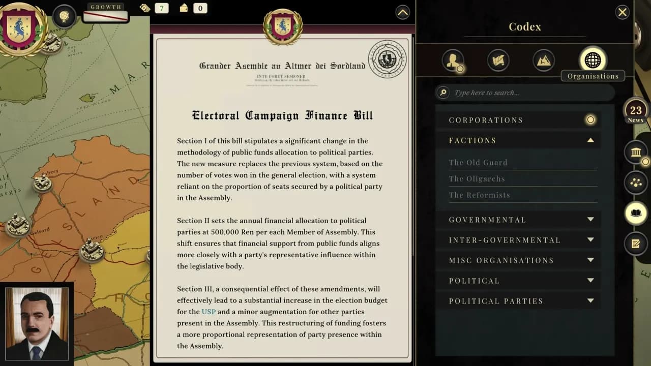 Suzerain — скриншот 5