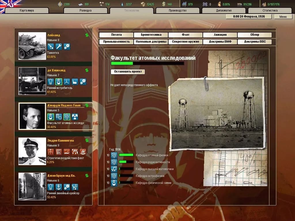 Hearts of Iron 2: Doomsday Armageddon — скриншот 5