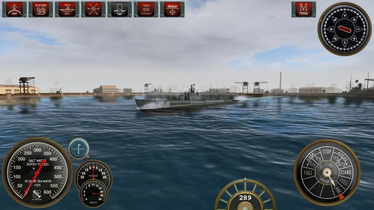 Silent Depth 3D Submarine Simulation — скриншот 5