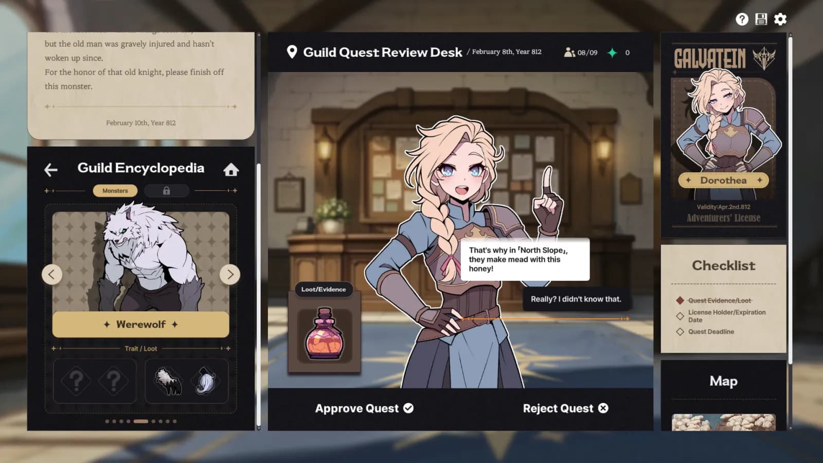 Galvatein: Adventurers' Guild — скриншот 1