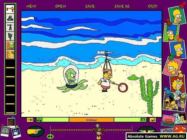 The Simpsons Cartoon Studio — скриншот 2