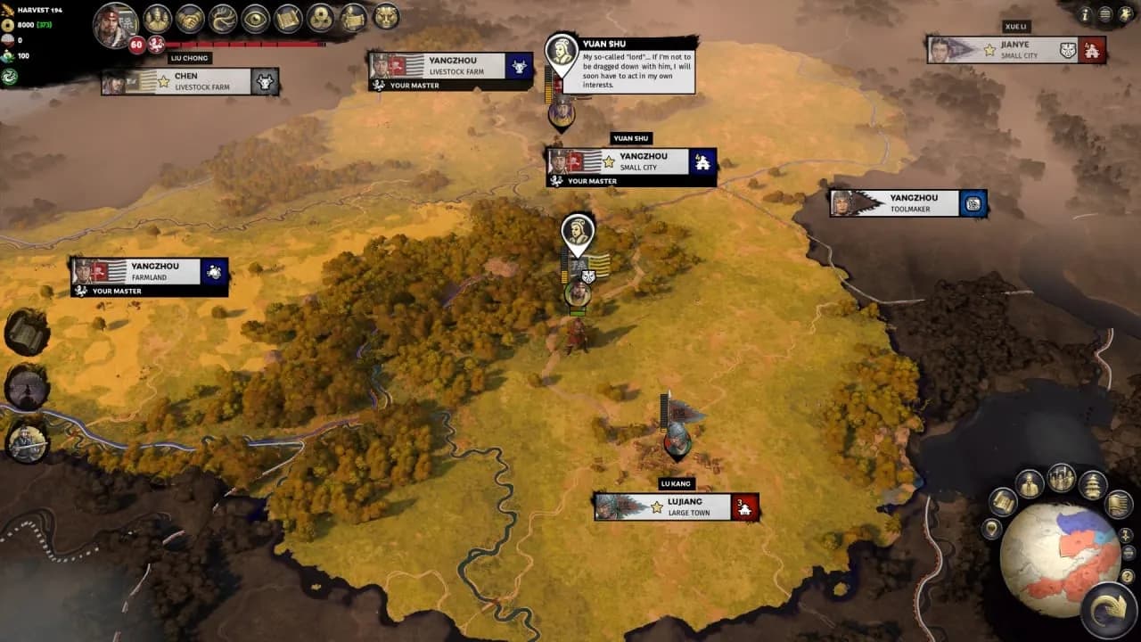 Total War: THREE KINGDOMS - A World Betrayed — скриншот 9