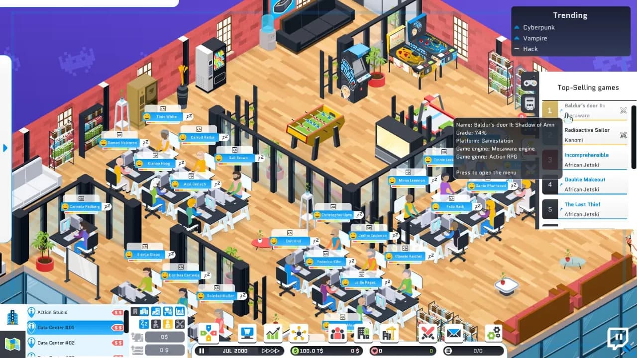 City Game Studio: a tycoon about game dev — скриншот 2