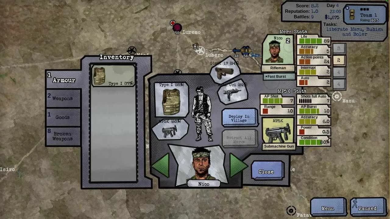 Merc Tactics — скриншот 3