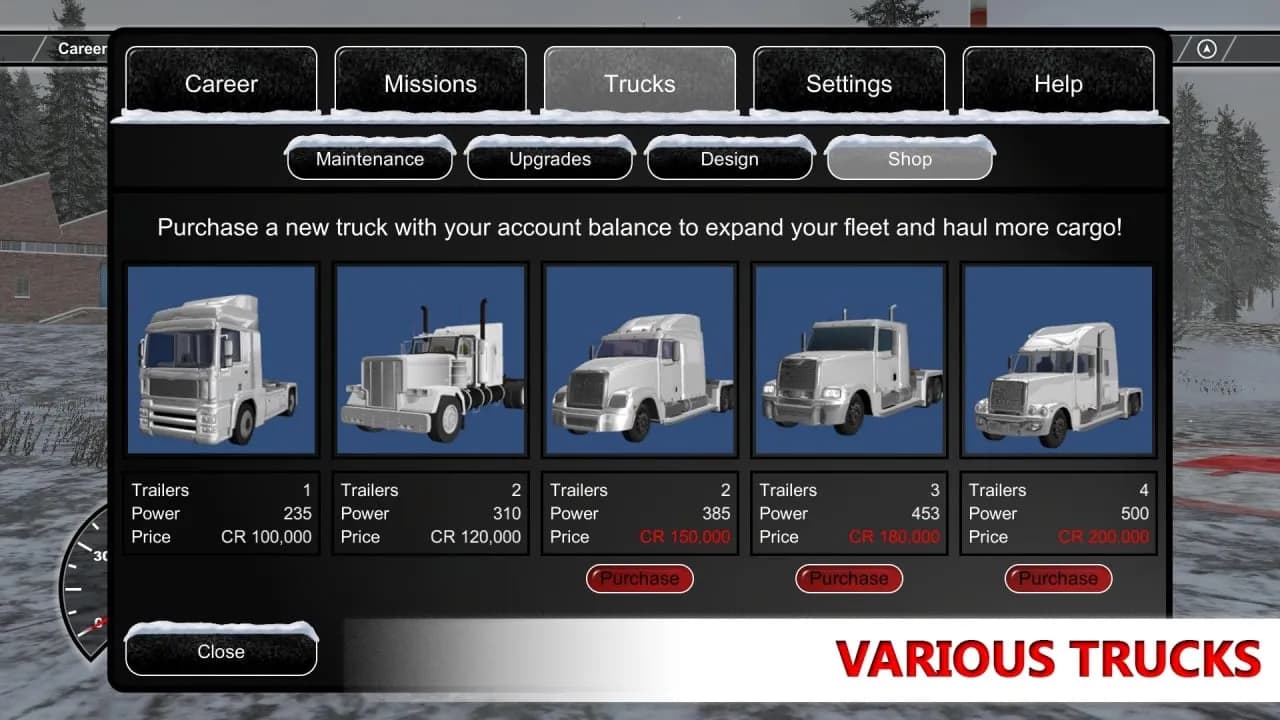 Arctic Trucker Simulator — скриншот 8