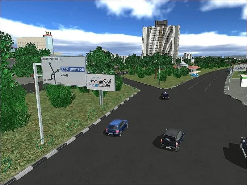 3D Инструктор - Вождение по Москве — скриншот 3