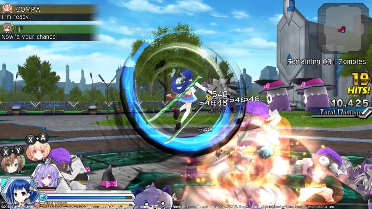 MegaTagmension Blanc + Neptune VS Zombies — скриншот 8