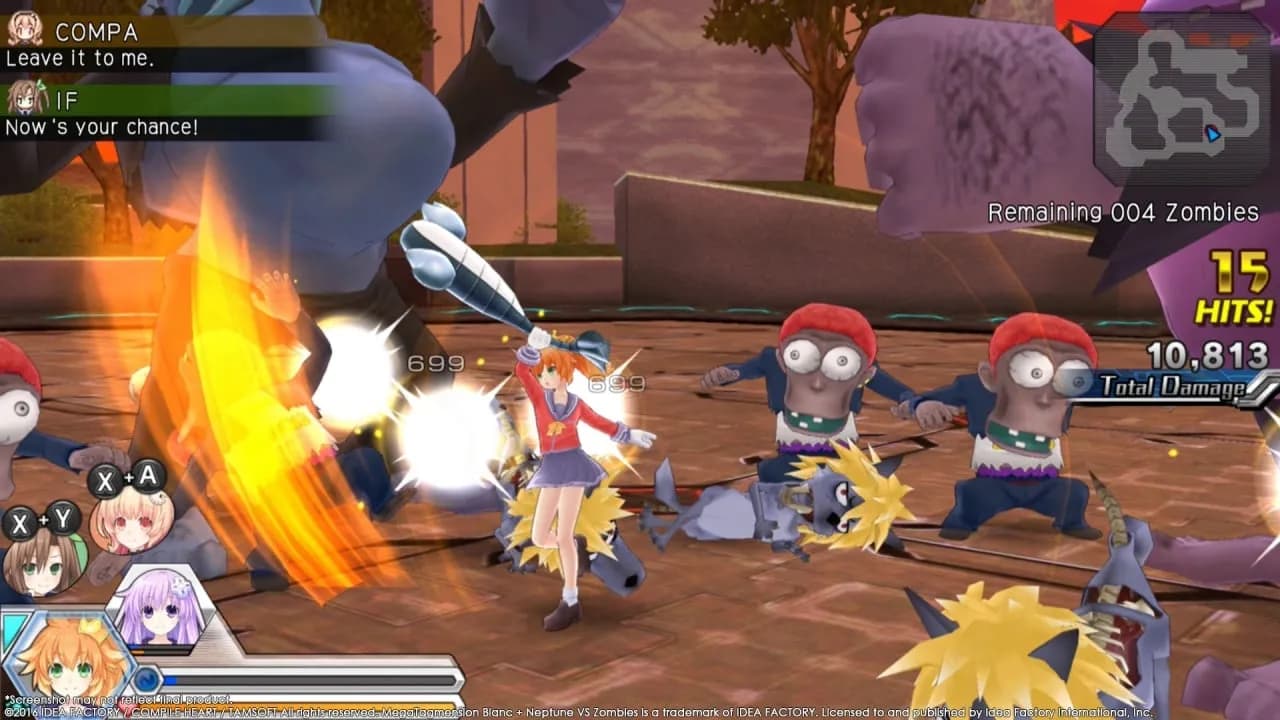 MegaTagmension Blanc + Neptune VS Zombies — скриншот 7