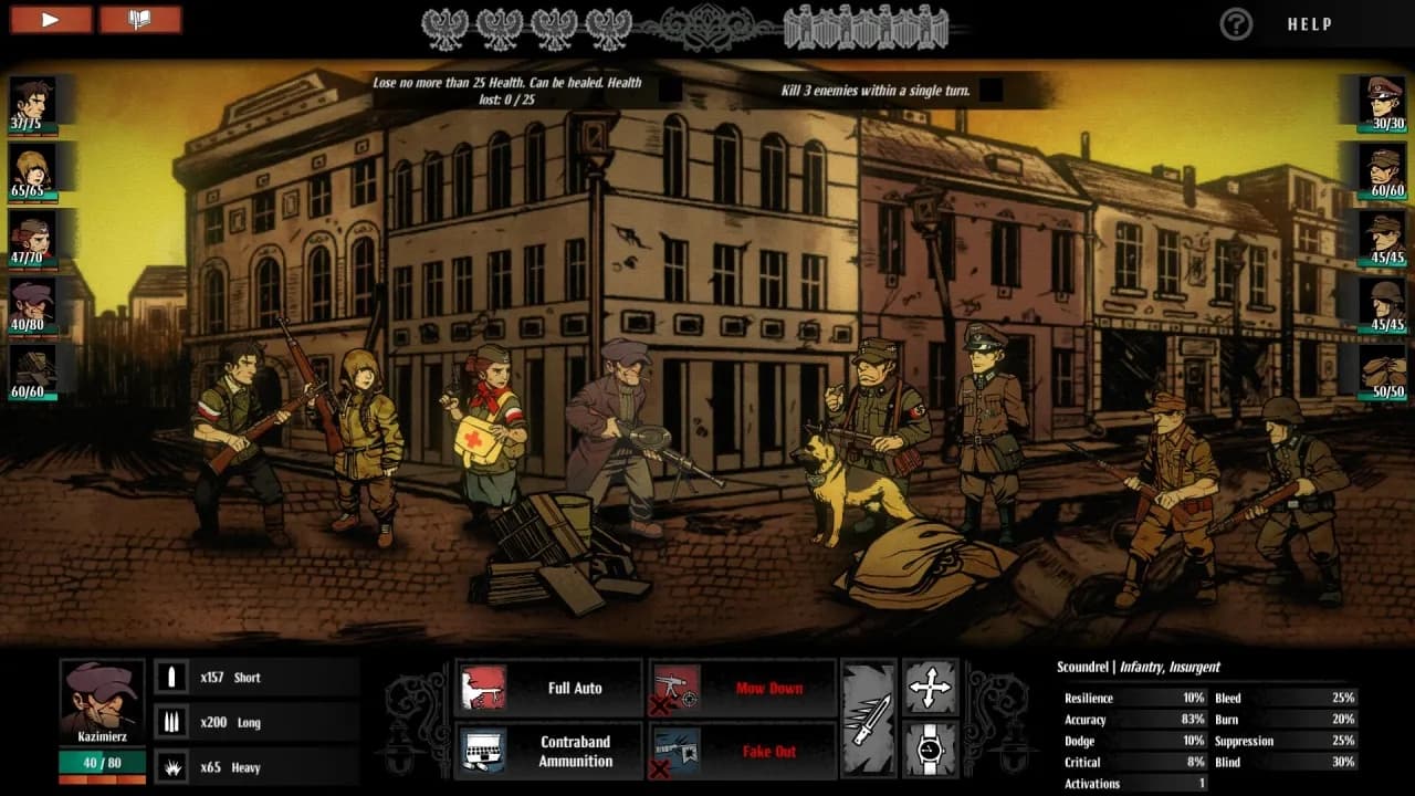 WARSAW RISING: City of Heroes — скриншот 1