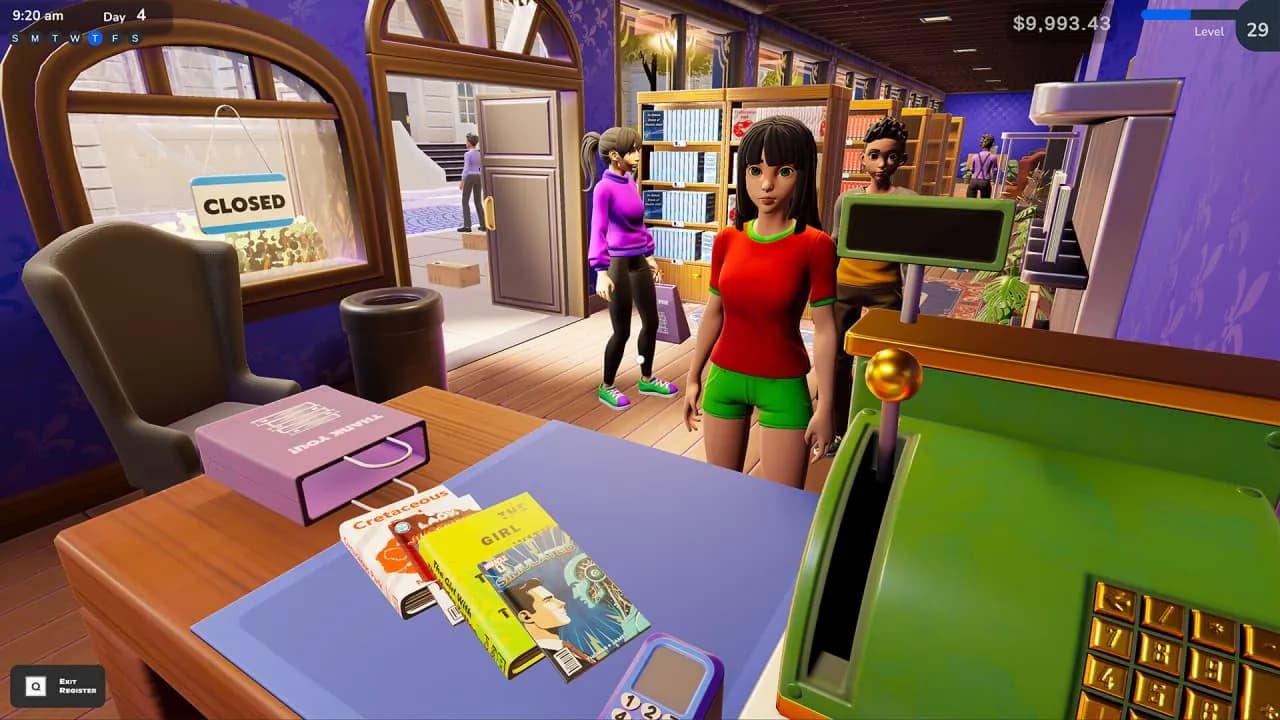 Bookshop Simulator — скриншот 1