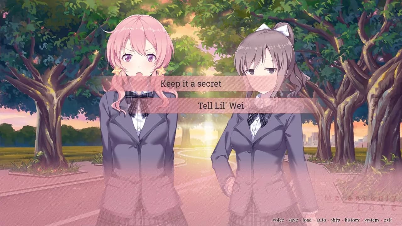 Symbiotic Love - Yuri Visual Novel — скриншот 5