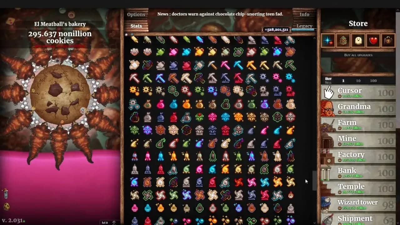 Cookie Clicker — скриншот 4