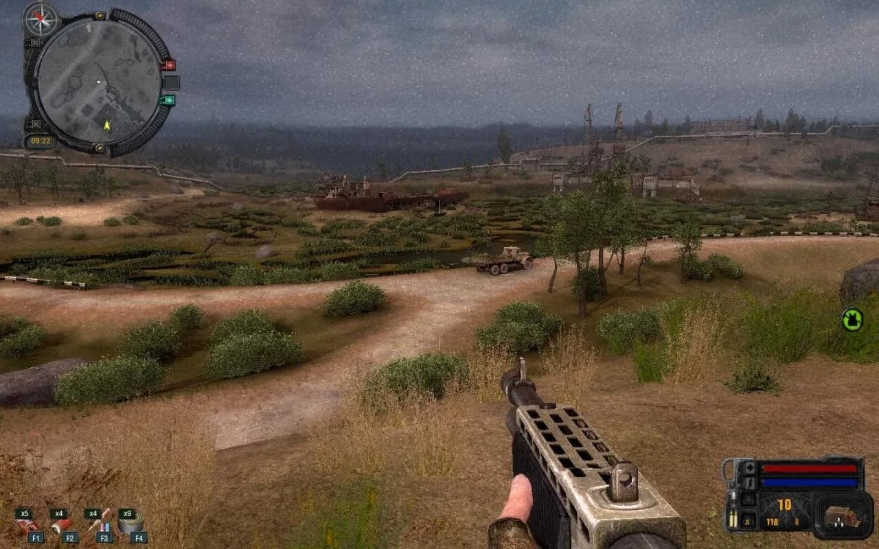 Сталкер: Call of Pripyat - Aliens Time - Затон — скриншот 2