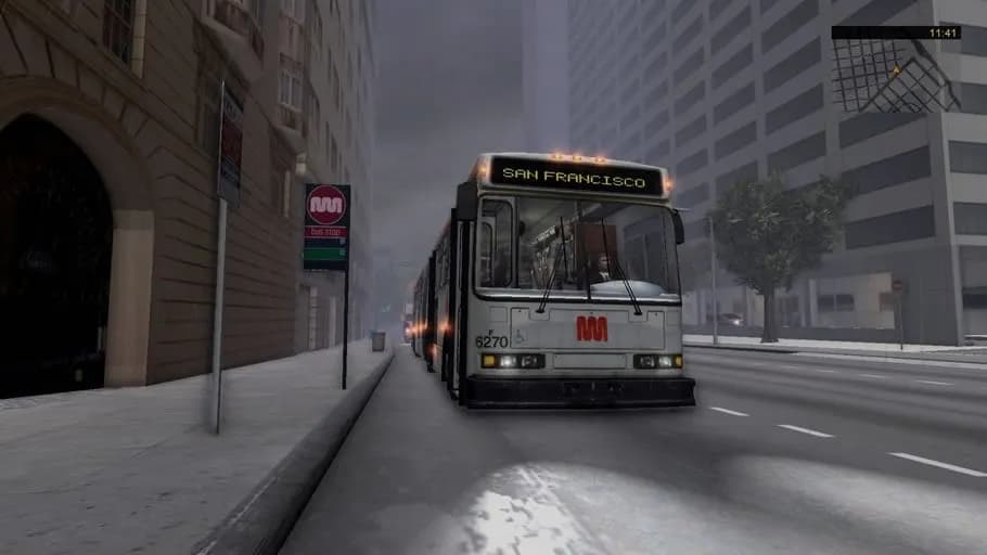 Bus & Cable Car Simulator: San Francisco — скриншот 1