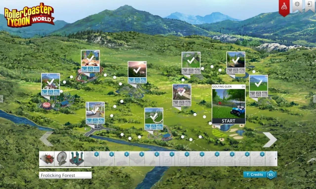 RollerCoaster Tycoon World — скриншот 3