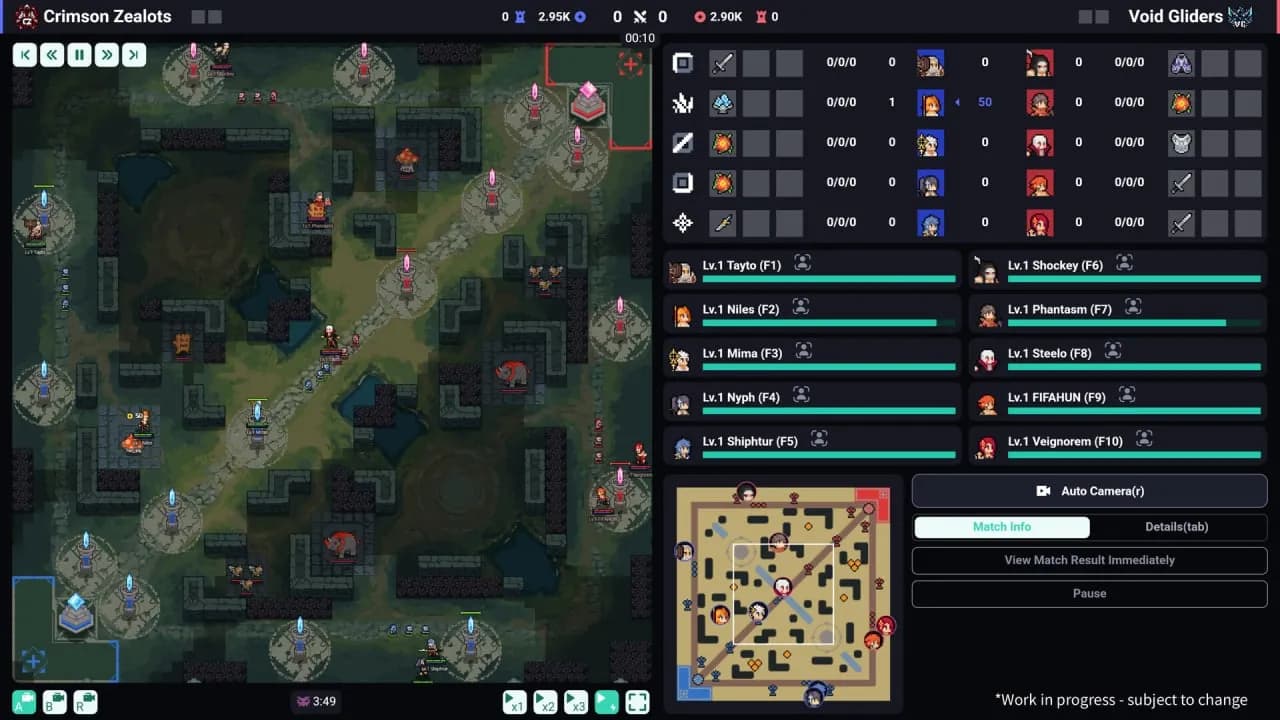 Teamfight Manager 2 — скриншот 1