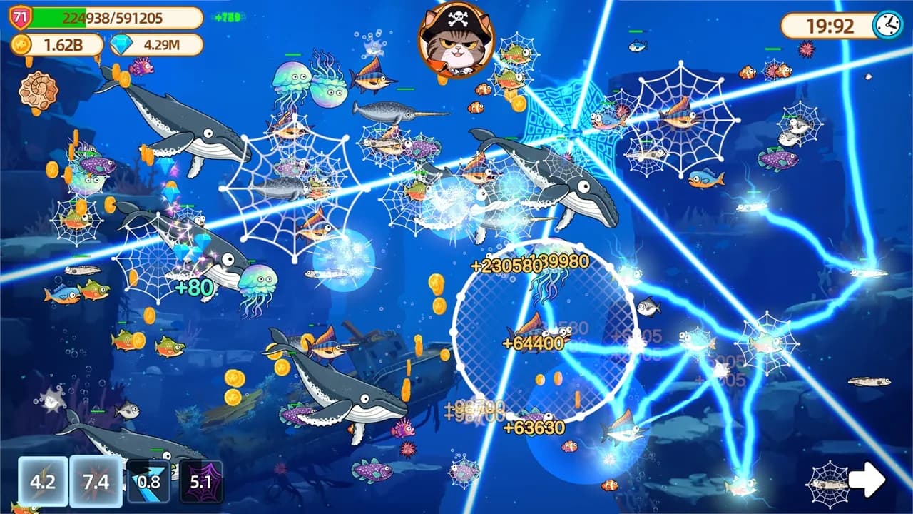 Captain Whiskers Incremental Seas — скриншот 1