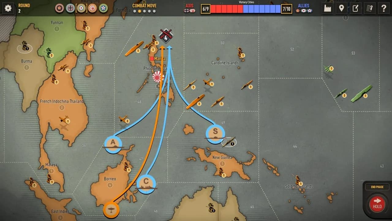 Axis and Allies 1942 Online — скриншот 8