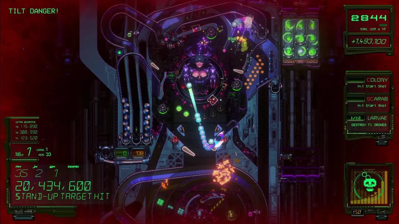 XENOTILT: HOSTILE PINBALL ACTION — скриншот 3