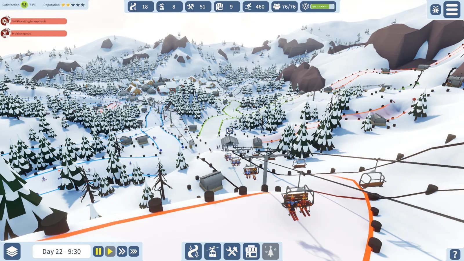 Snowtopia: Ski Resort Builder — скриншот 4