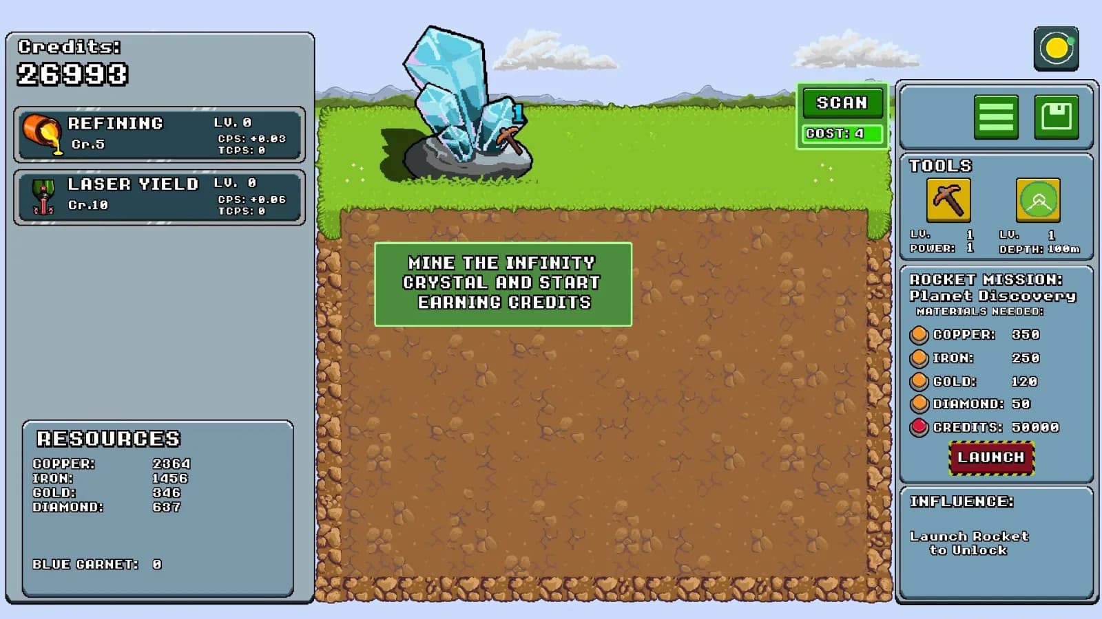 Exofinity Clicker — скриншот 2