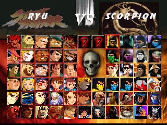 Mortal Kombat VS Street Fighter — скриншот 4